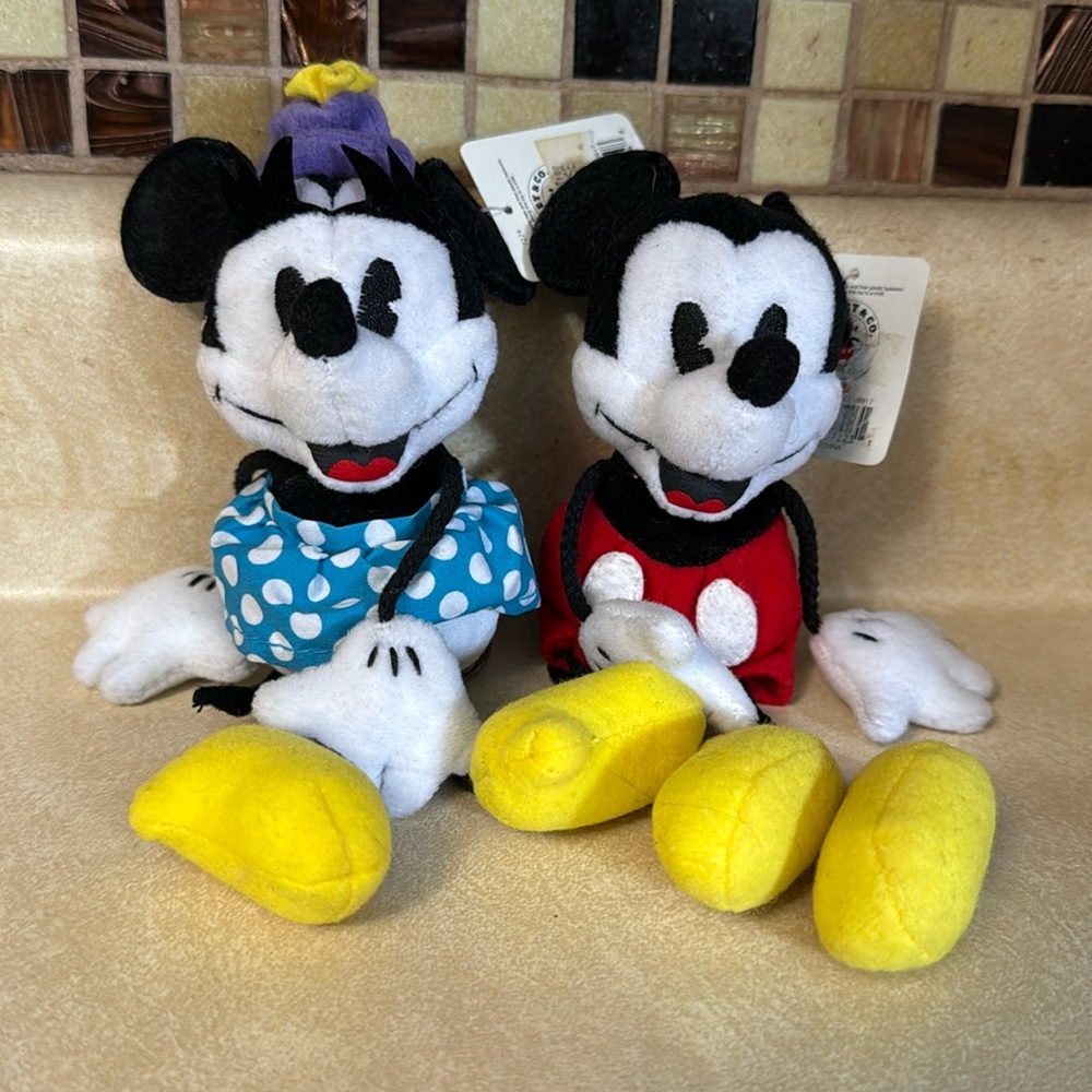 Disney gund‎ Mickey and Minnie plush